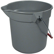 BRUTE BUCKET GY 10 QT 12/CS